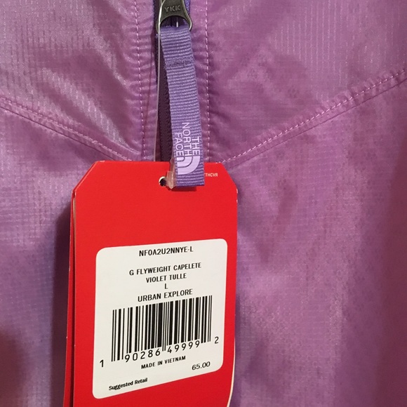 NWT North Face kids flyweight size L (14/16) - Picture 3 of 7